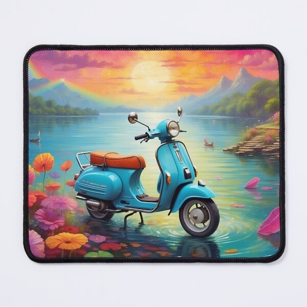 Item preview, Vintage dream Over the Enchanted Lake designed and sold by DanielBDesigns.