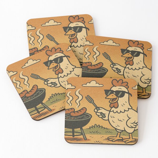 Item preview, License to grill, funny chicken designed and sold by Mauswohn.