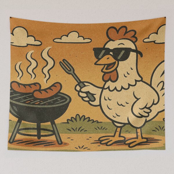 Item preview, License to grill, funny chicken designed and sold by Mauswohn.