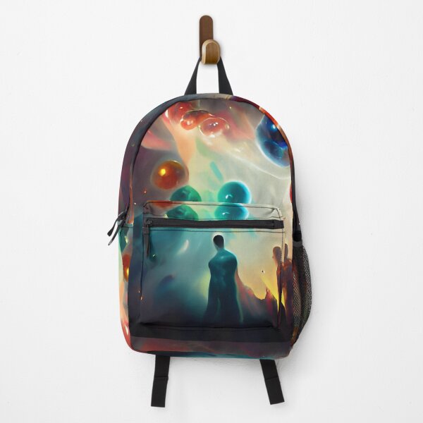 Item preview, Mystical Abstract Dreamscape with Floating Orbs designed and sold by Amr Siam.