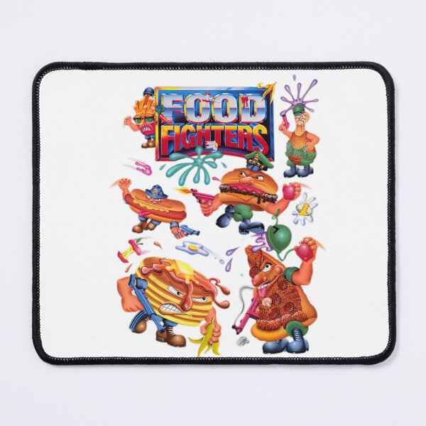 Item preview, Food Fighters Action Figures HD designed and sold by Retr0Tshirts.