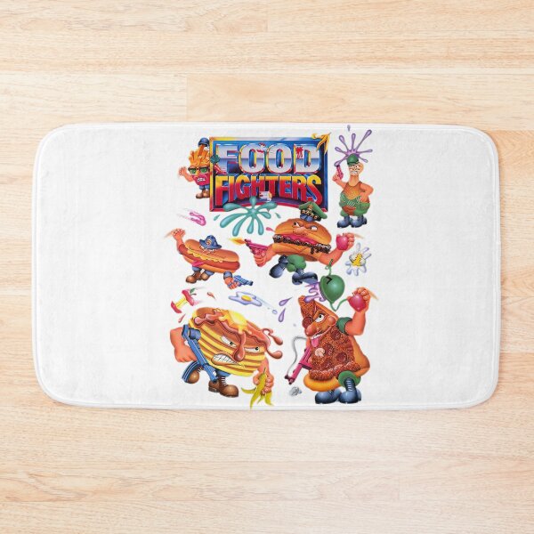 Item preview, Food Fighters Action Figures HD designed and sold by Retr0Tshirts.
