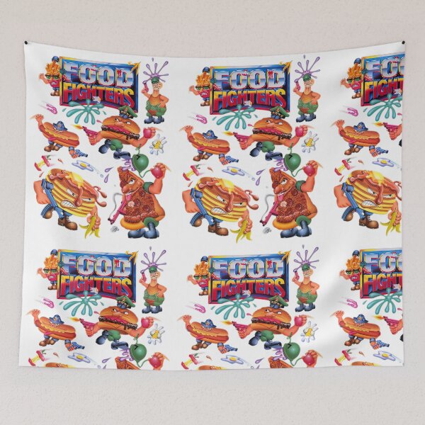 Item preview, Food Fighters Action Figures HD designed and sold by Retr0Tshirts.