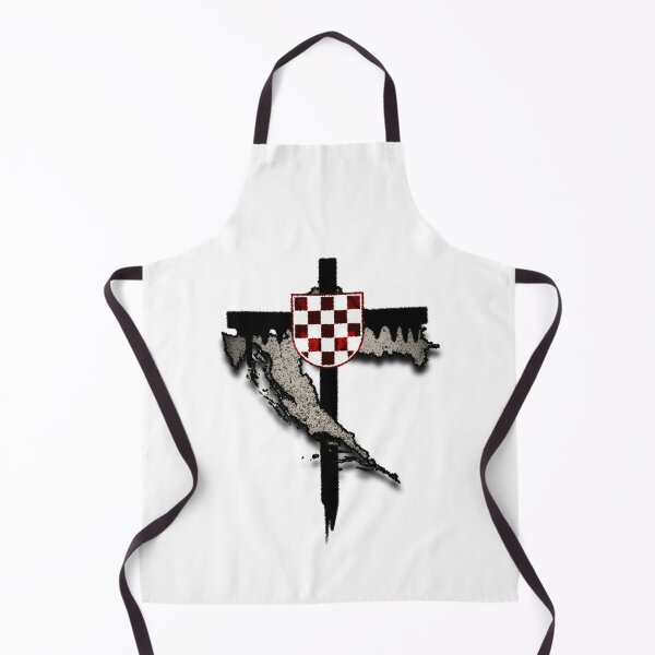 Item preview, Croatian Christian Cross Art (Black) designed and sold by ArsArtificia.