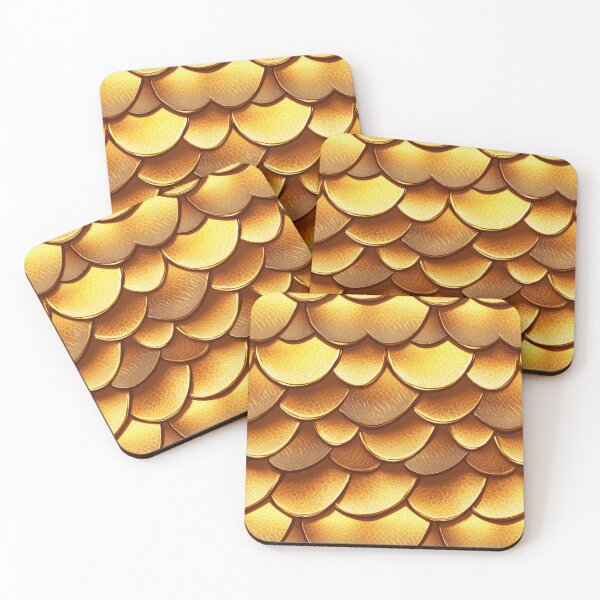 Item preview, Golden Dragon Scales Beneath the Castle designed and sold by ChayanJaiya.