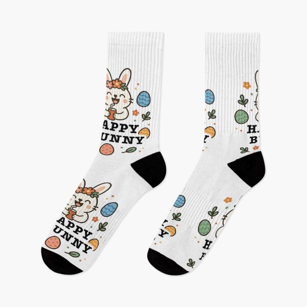 Item preview, Happy Bunny Cute Easter Springtime Animal Design – Whimsical & Playful Illustration by Memorph designed and sold by Memorph.