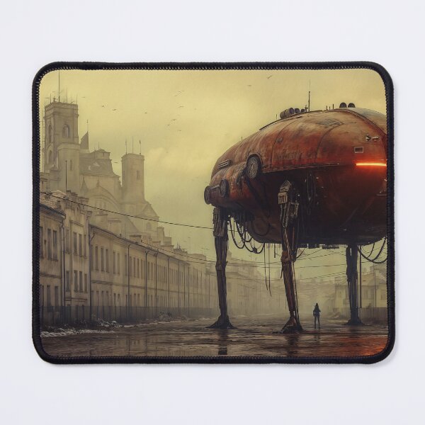 Item preview, utopia punk futuristic foggy town machines robotics european Poland | dejco.art designed and sold by dejco.art.
