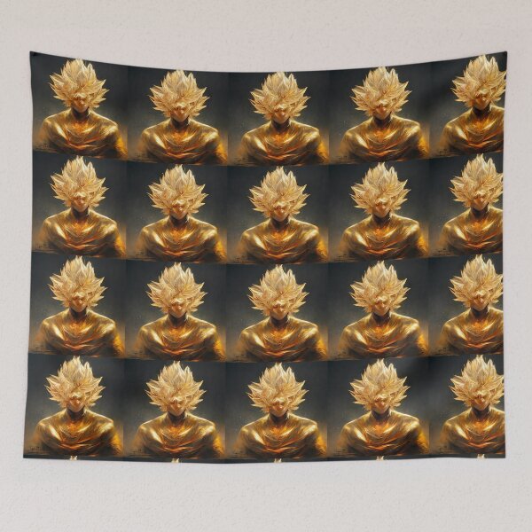 Item preview, golden warrior aura energy burst designed and sold by Amr Siam.