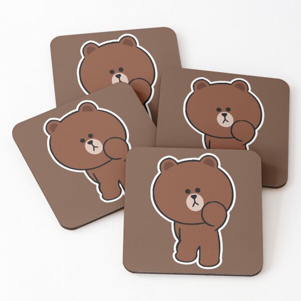 Item preview, LINE Friends brown bear designed and sold by Billy Morfo™.