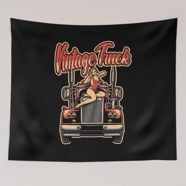 Item preview, Vintage Truck designed and sold by phsycartwork.