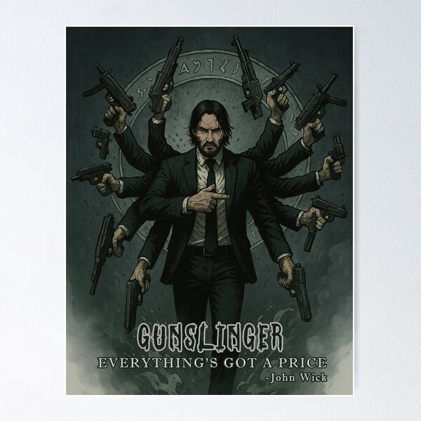 Artikel-Vorschau von John Wick, designt und verkauft von AssureTee.