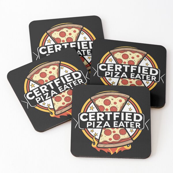 Item preview, Certified Pizza Eater – Flames designed and sold by AIStarDesigns.