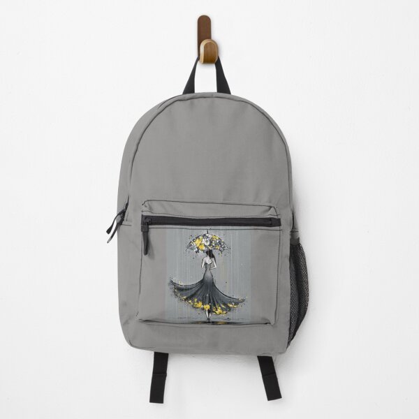 Item preview, woman standing amidst a downpour designed and sold by Aise06.