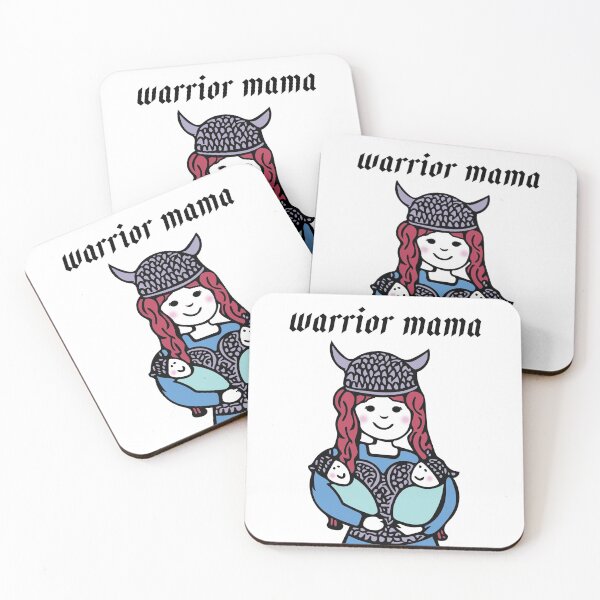 Item preview, Warrior Mama - Redhead mom with twins designed and sold by LittleBettyMakes.