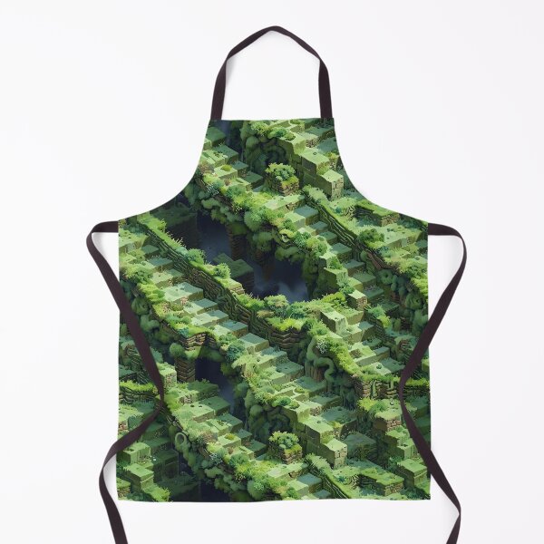 Item preview, Infinite staircase made of moss-covered bricks designed and sold by CoolPixels.