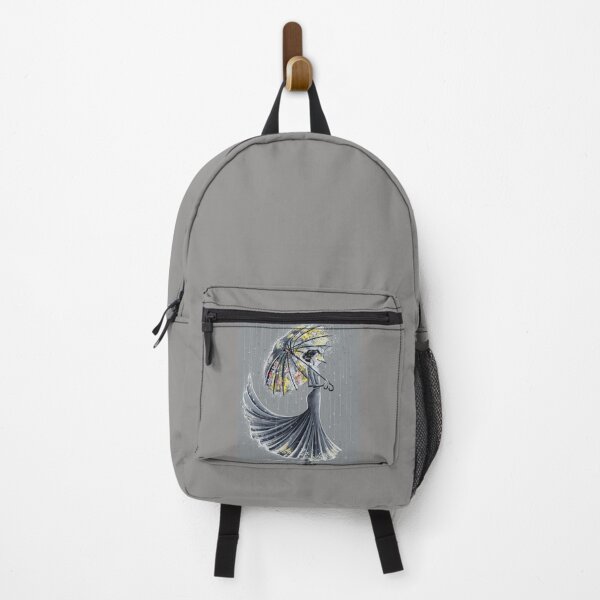 Item preview, Woman standing amidst a downpour designed and sold by Aise06.