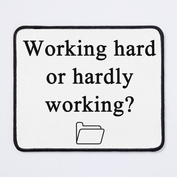 Item preview, Working Hardly – Office Humor Tee designed and sold by TrendyTeeCenter.