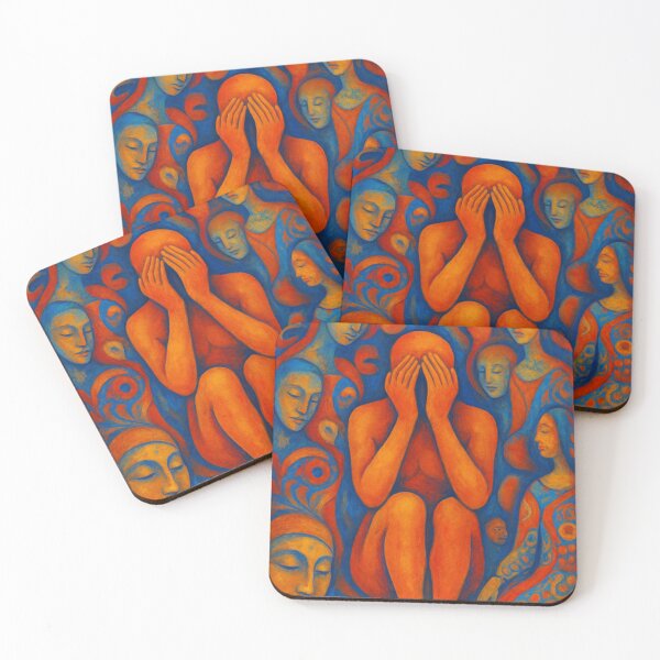 Item preview, Intertwined emotions in a whirl of color designed and sold by Sigtrix.