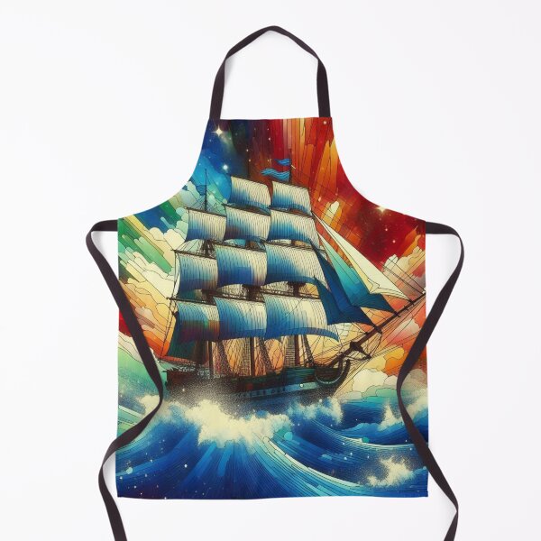 Item preview, Old sailing ship in stained glass style designed and sold by Dogandesighn.