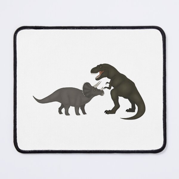 Item preview, tyrannosaurus rex and triceratops fight designed and sold by Jumty13.