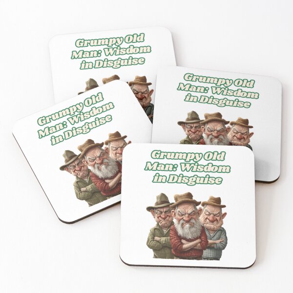 Item preview, •	Grumpy Old Man: Wisdom in Disguise The Wise Guys (and They Know It!) designed and sold by ValhallaPrint.