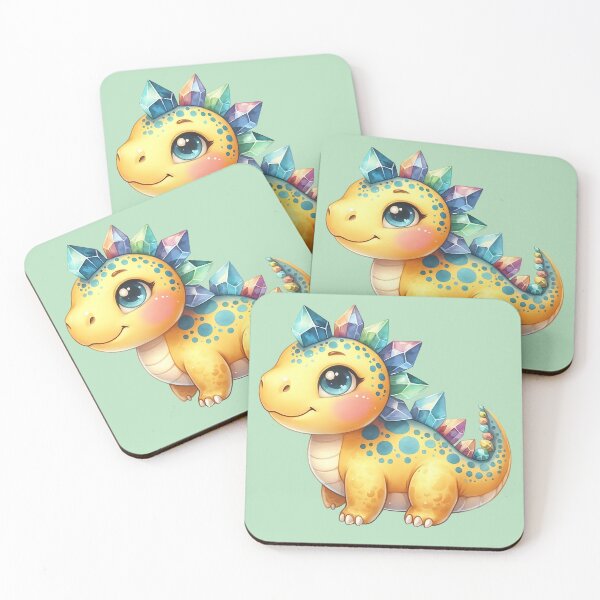 Item preview, Yellow Pretty Dinosaur designed and sold by MoonMonkeyNbear.