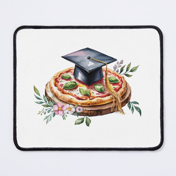 Item preview, Elegant Floral Pizza Graduation designed and sold by Verycutethings.