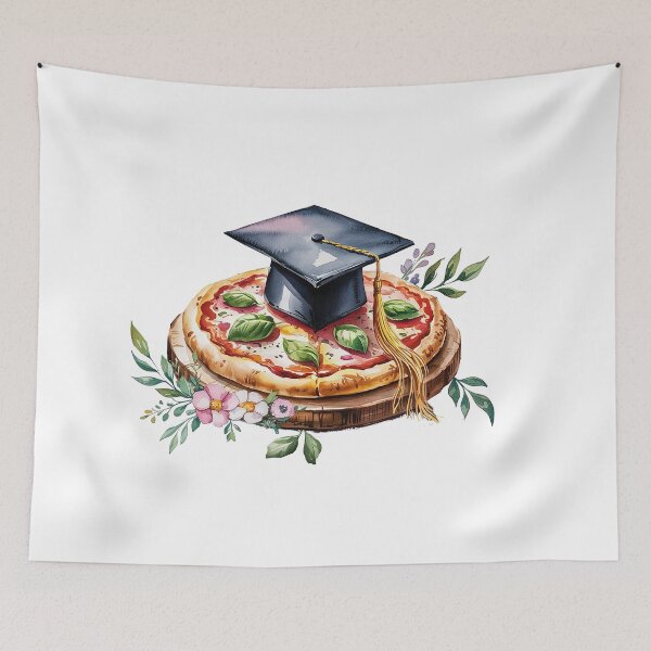 Item preview,  Elegant Floral Pizza Graduation designed and sold by Verycutethings.