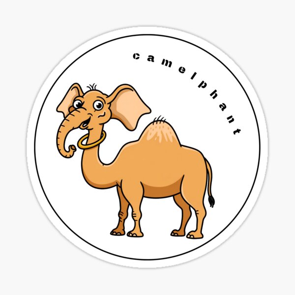 Artikel-Vorschau von Camelphant Ein Kamel-Elefant-Hybrid Brainrot, designt und verkauft von SurrealArtSzysz.