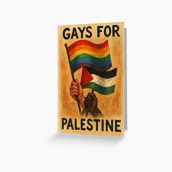 Item preview, Gays for Palestine – Rainbow and Palestinian Flags Together designed and sold by Aryabek.
