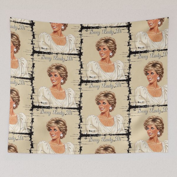 Item preview, Sexy Lady Di Retro Portrait designed and sold by Hen-C-Art.