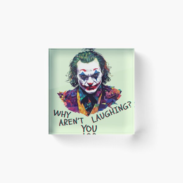 Item preview, The Joker - Why Aren't You Laughing designed and sold by MemeHodlr.