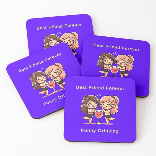 Item preview, Best Friend Forever Funny Drinking designed and sold by TrendsLook.