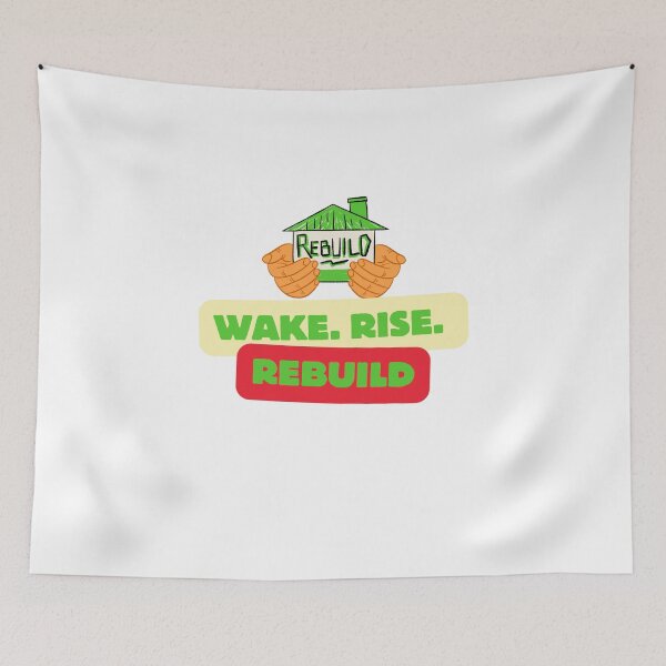 Item preview, Wake. Rise. Rebuild. – Daily Grind Motivation Tee T-shirt designed and sold by MGR LABEL.