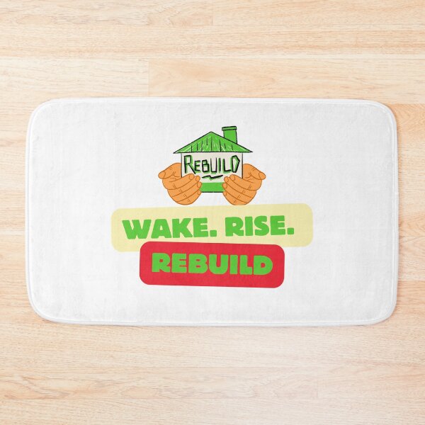 Item preview, Wake. Rise. Rebuild. – Daily Grind Motivation Tee T-shirt designed and sold by MGR LABEL.