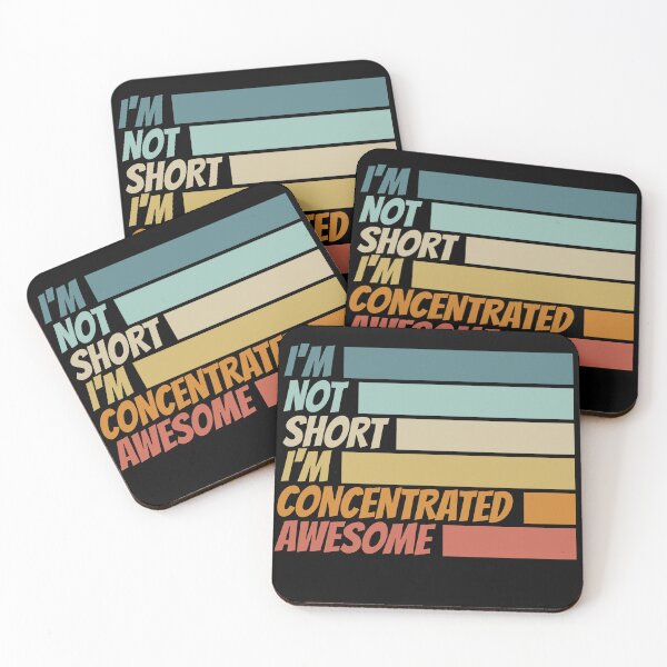 Item preview, I am not short I am concentrated awesome funny designed and sold by Ricaso.