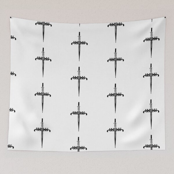 Item preview, AURORA Warriors & Weirdos Sword - Black and White v2 designed and sold by incloudines.