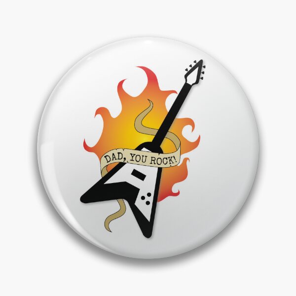 Item preview, Dad, You Rock! Guitar Gift For Father designed and sold by Knick Knack Crafts.