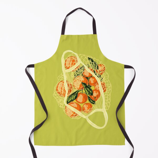 Item preview, Tangerines in Mesh Bag – Retro Citrus Art designed and sold by MaiZephyr.