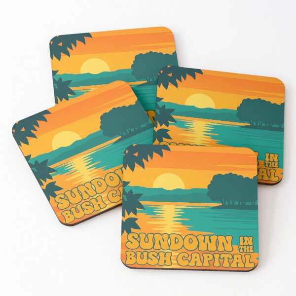 Item preview, Sundown in the Bush Capital - Lake Burley Griffin designed and sold by MRageebArt.