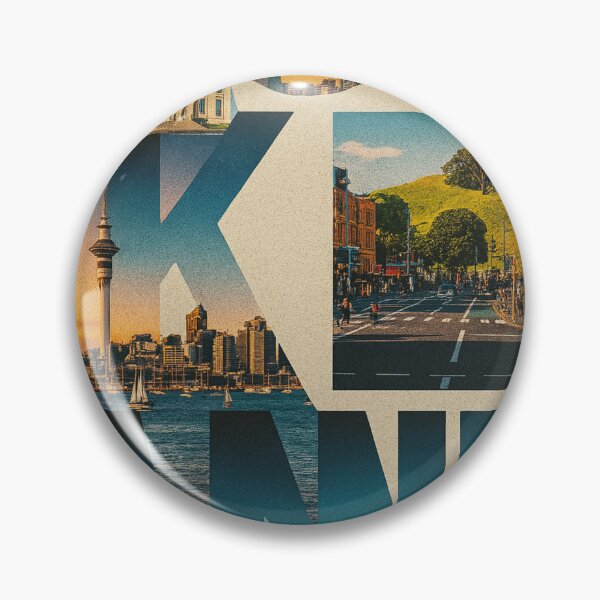 Item preview, Auckland Scenic Collage – Sunset Views and City Icons designed and sold by Aryabek.