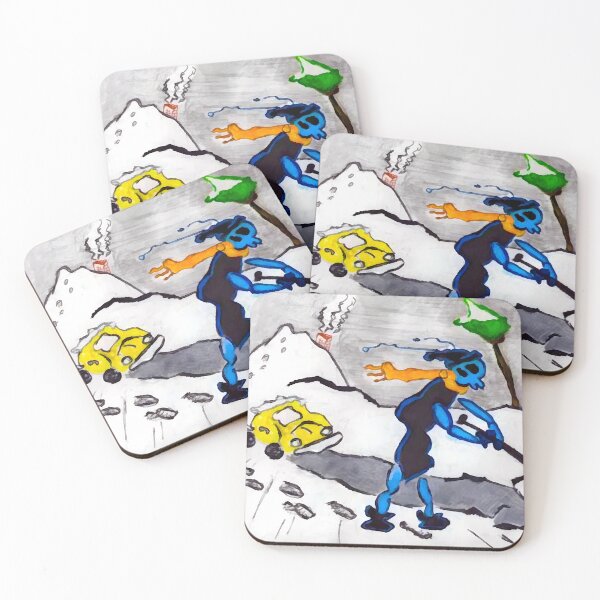 Item preview, In Advance of the Broken Alien Ant – Snow Shoveling Blues designed and sold by donwillisjrart.