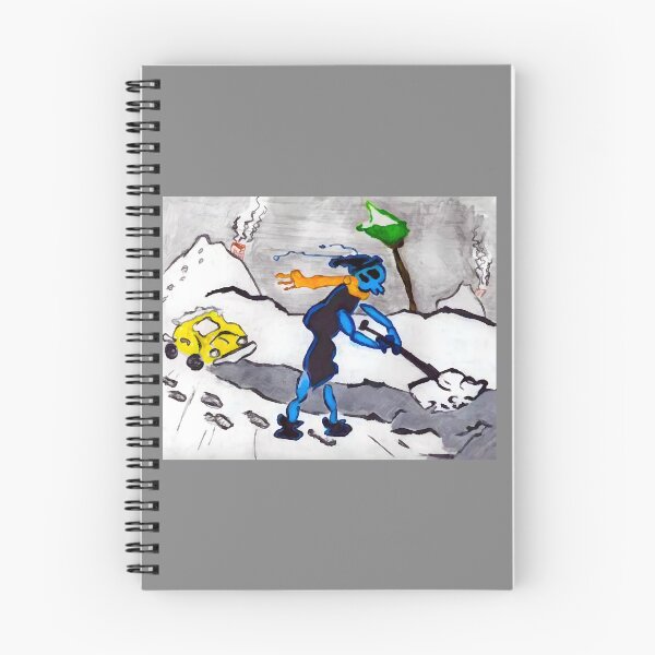 Item preview, In Advance of the Broken Alien Ant – Snow Shoveling Blues designed and sold by donwillisjrart.
