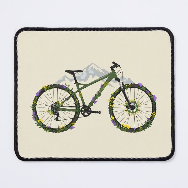 Item preview, Ride Free, Feel Free: A Bicycle Adventure Through Nature, cycling lover, bicycle rider mountain biking lover designed and sold by Collagedream.