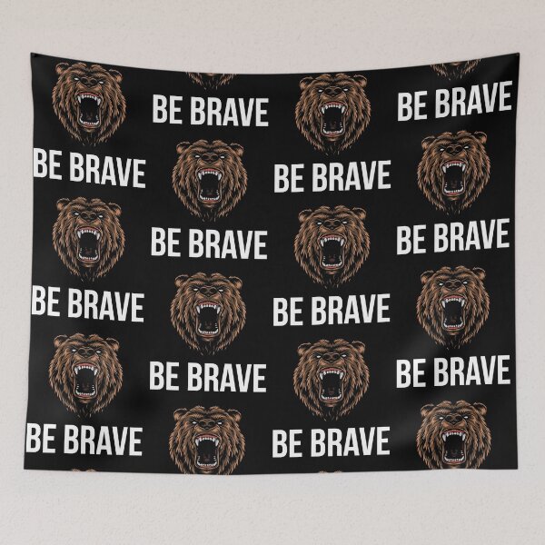 Item preview, Be Brave - white designed and sold by VasInd.