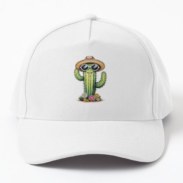 Vista previa del artículo con la obra «Cactus con gafas de sol», diseñado y vendido por PinkiPop Studio.