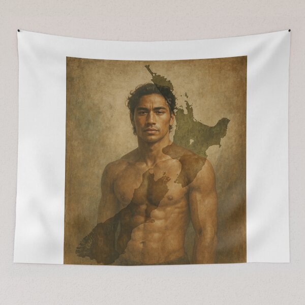 Item preview, Aotearoa Portrait – Indigenous Pride and Land Connection designed and sold by Aryabek.