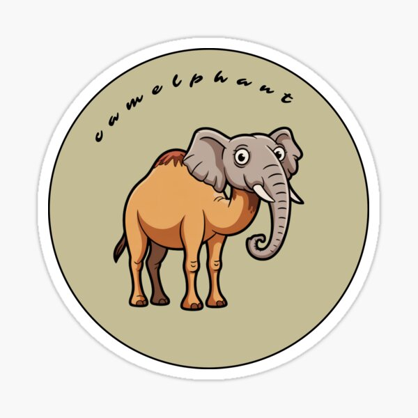 Artikel-Vorschau von Camelphant Brainrot Absurdität, designt und verkauft von SurrealArtSzysz.