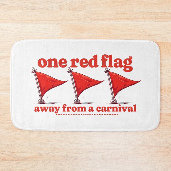Item preview, Funny Red Flags Quote – Hot Mess Energy Vibes designed and sold by THETEEHEEPARTY.