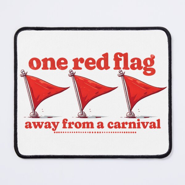 Item preview, Funny Red Flags Quote – Hot Mess Energy Vibes designed and sold by THETEEHEEPARTY.